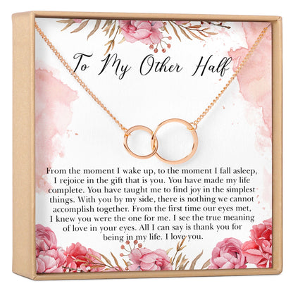 Wife Double Circles Necklace