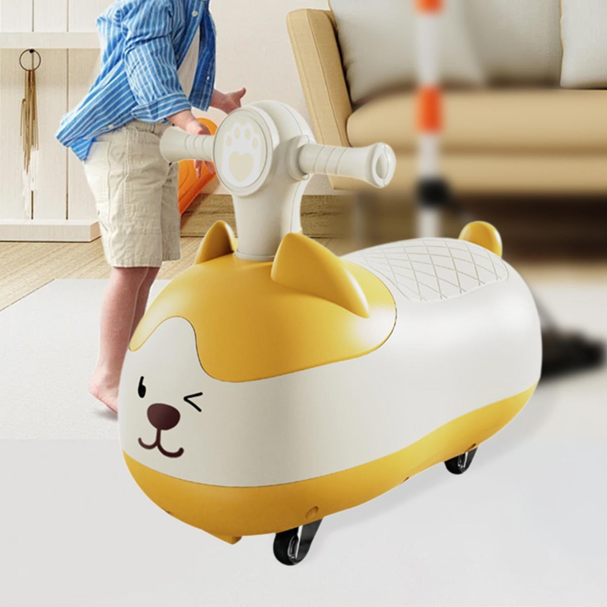Kids Twist Wiggle Car Scooter for Boys and Girls Ages 3 and Up