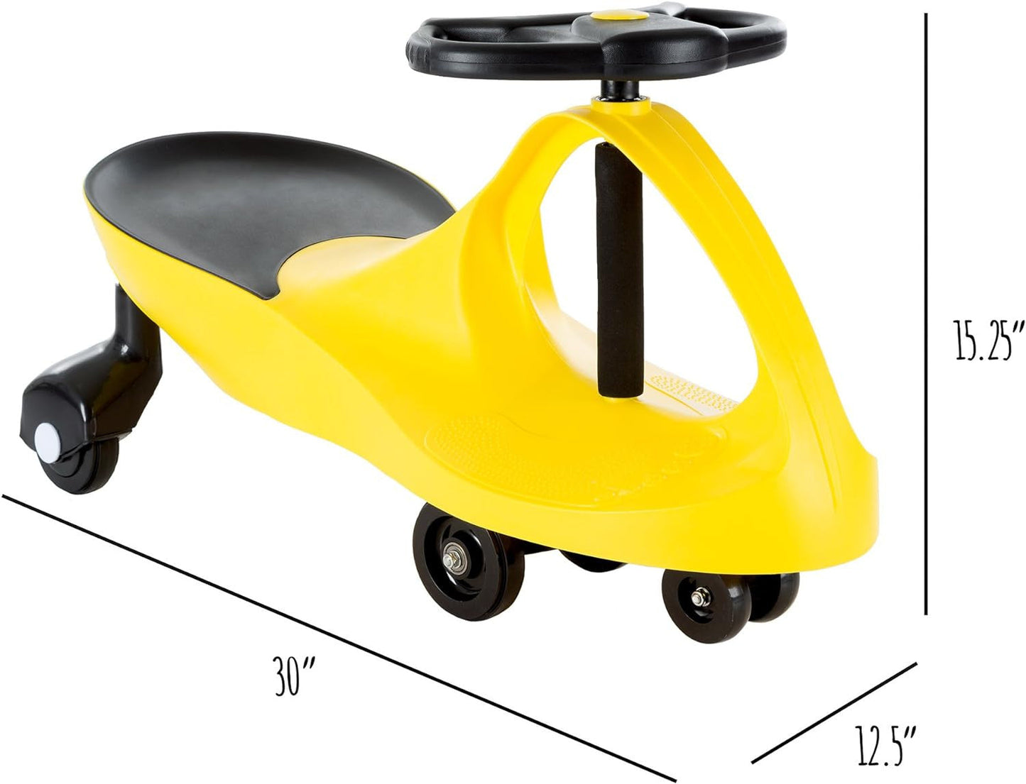 Wiggle Car Ride-On Toy for Toddlers Ages 3 and Up – Battery-Free Toddler Ride-On Toy