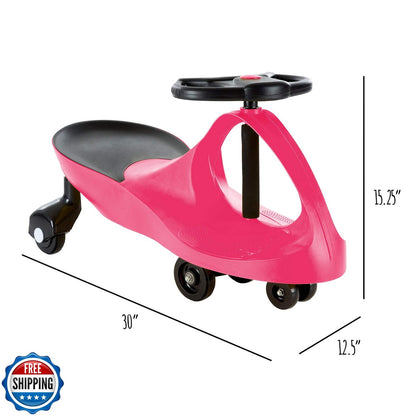Wiggle Car Ride-On Toy with Twist and Swivel Action – Battery-Free, Gear-Free, Pedal-Free Design