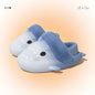 Winter Plush Shark Slippers Boys Men - # BOAA73410003