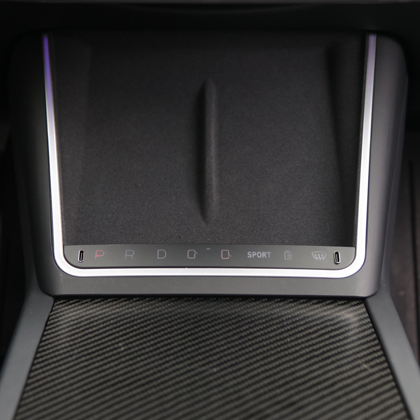 TESERY Wireless Charging Smart Button with Ambient Light for Model 3 Highland / Y Juniper