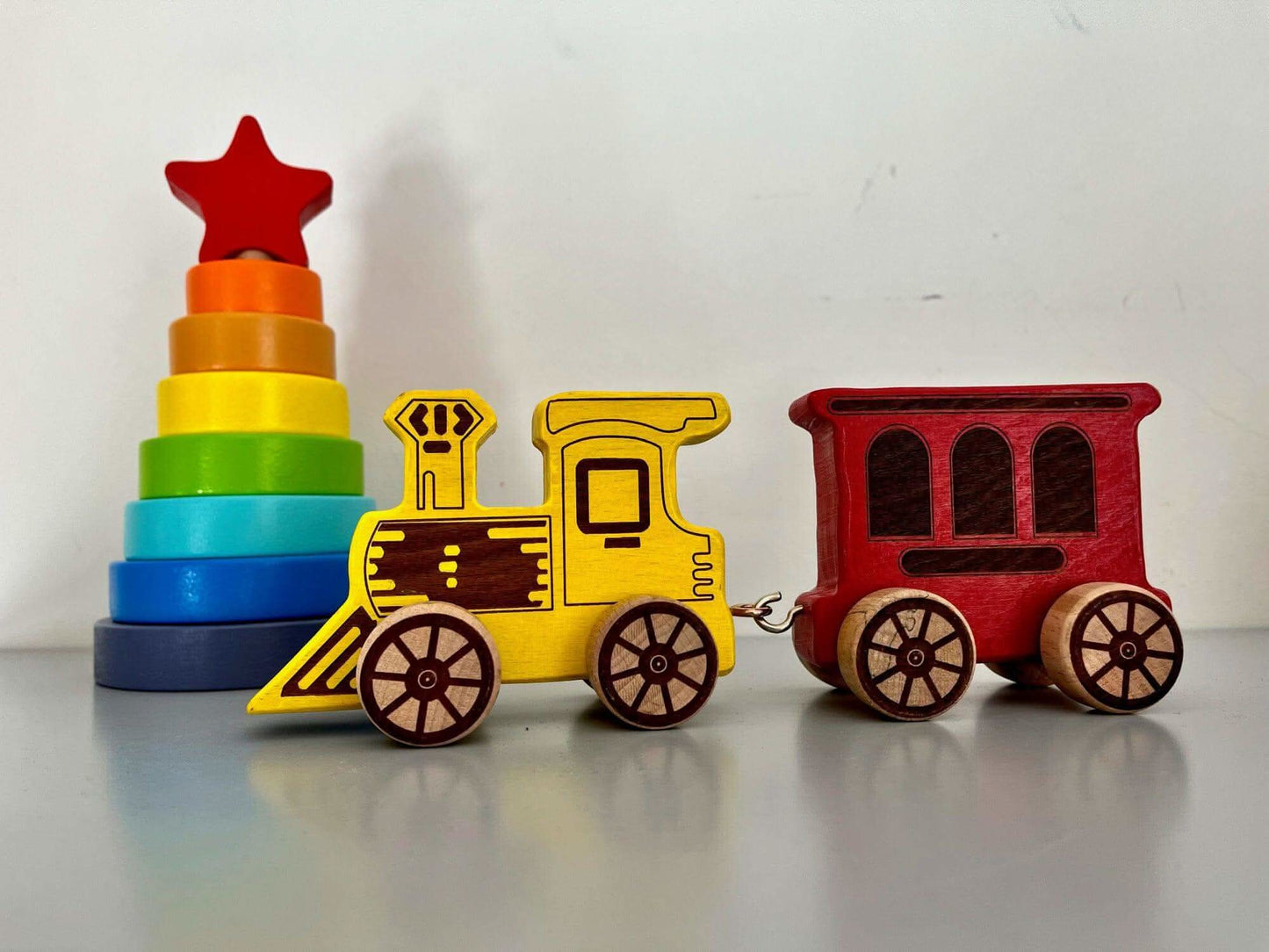 Wooden Letter Train Puzzle