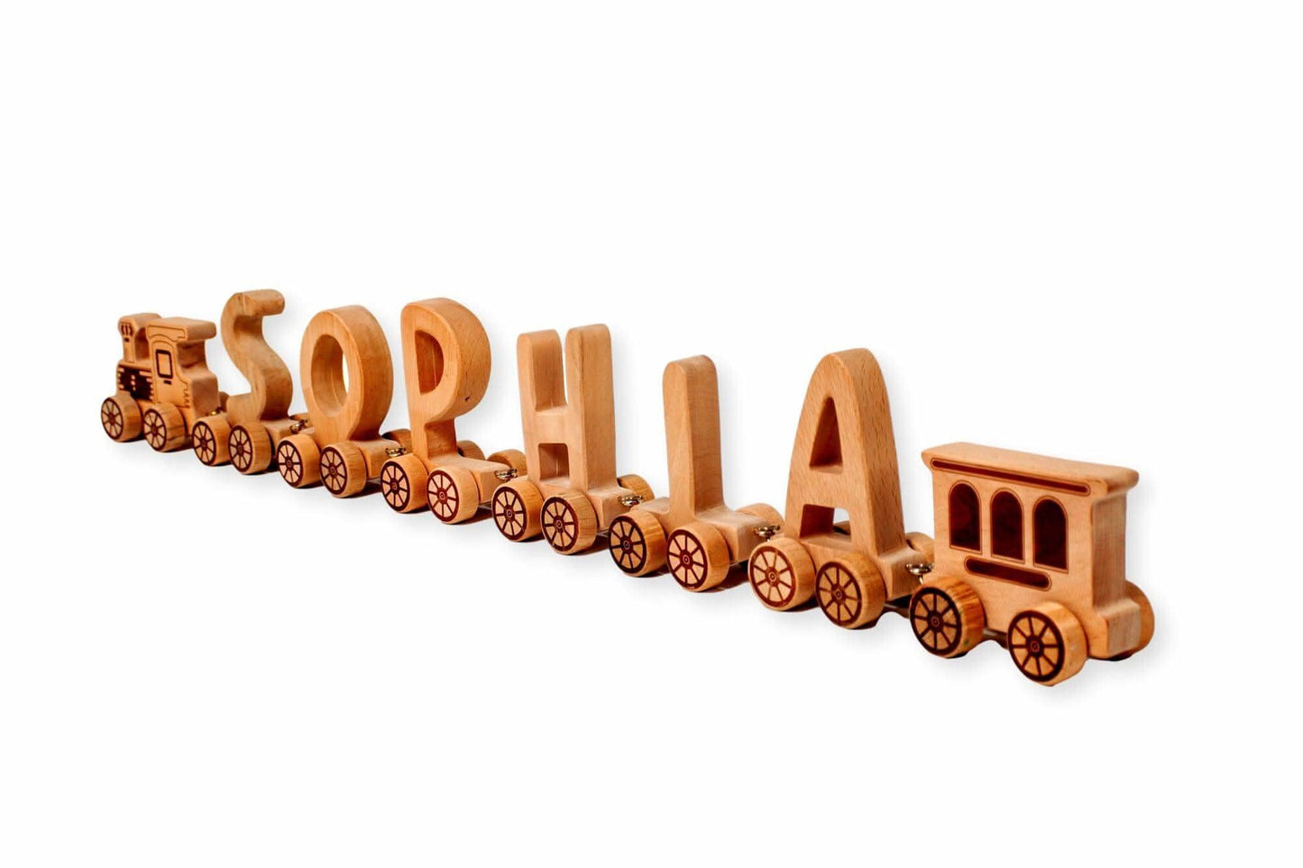 Wooden Letter Train Puzzle