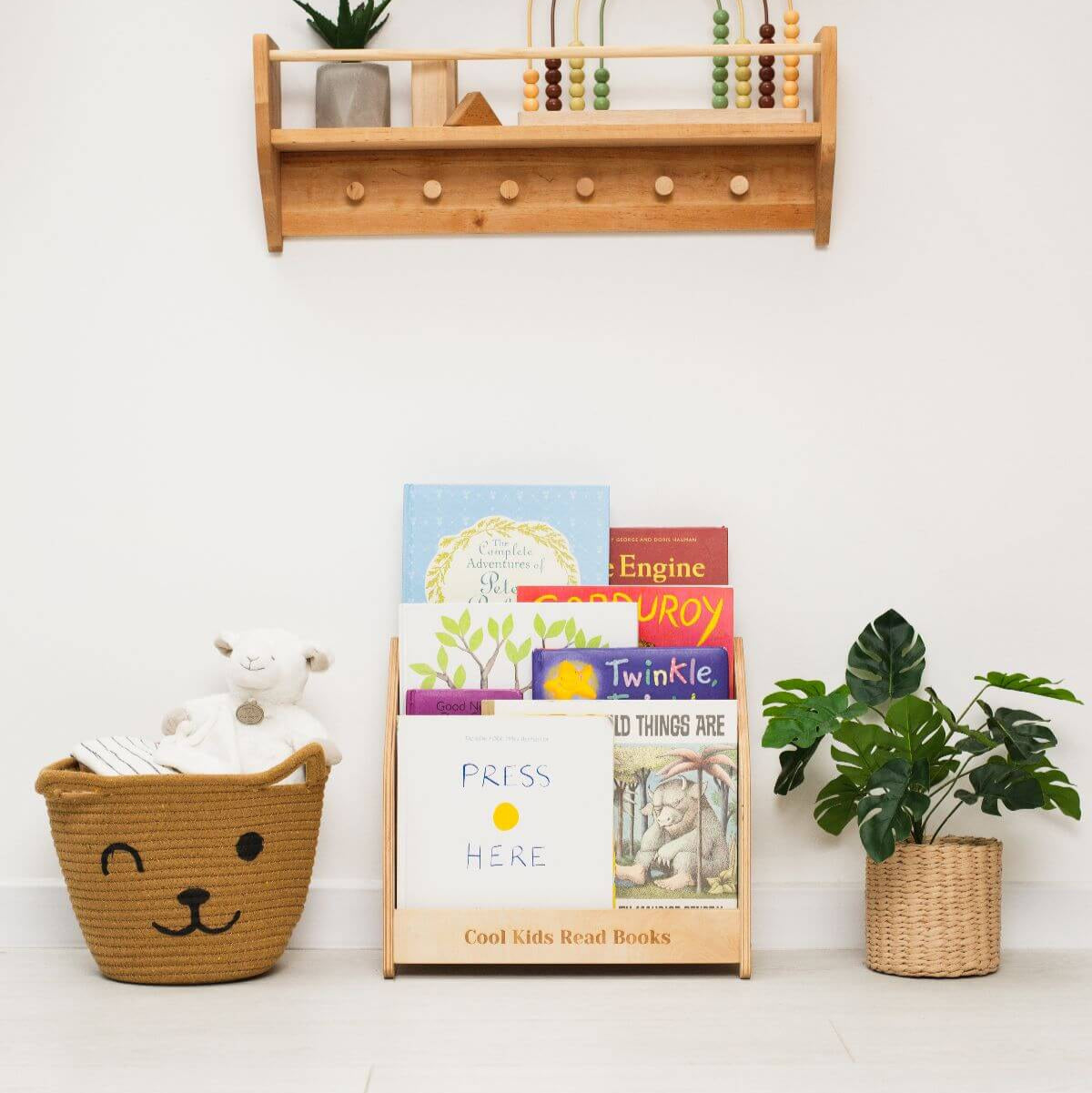 Front facing bookshelf