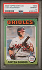 Graded 2024 Topps Heritage Colton Cowser #388 Rookie RC Baseball Card PSA 10 Gem Mint