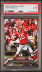Graded 2024 Topps Bowman U Now Carson Beck #8 Rookie RC Football Card PSA 9 Mint