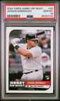 Graded 2024 Topps Hobby Rip Night Jasson Dominguez #20 Rookie RC Baseball Card PSA 10 Gem Mint