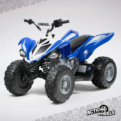 12V Battery-Powered Blue All-Terrain Ride-On ATV for Kids Ages 3+