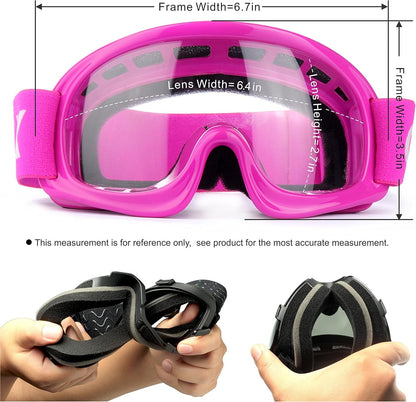 Anti-Fog Impact-Resistant Kids ATV Off-Road Motocross Goggles