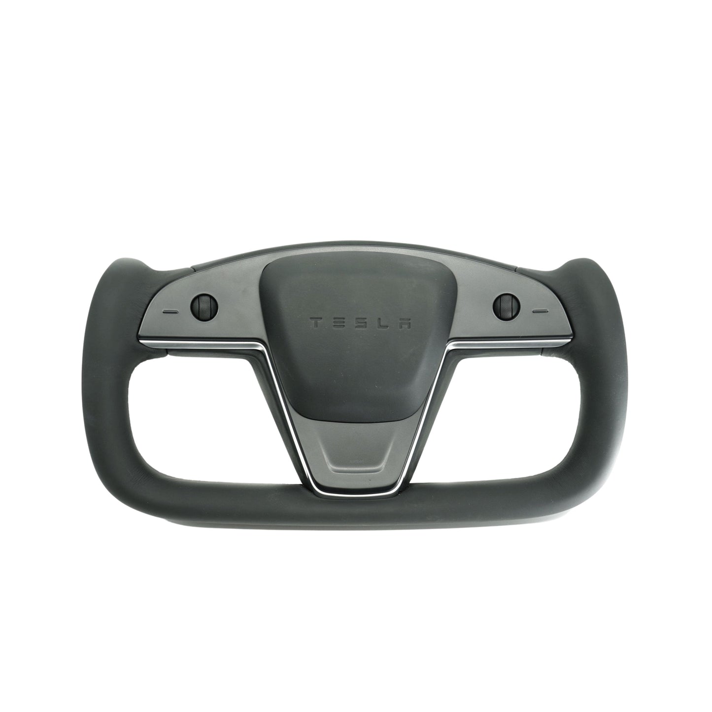 TESERY Touch Horn Yoke Plaid Steering Wheel Replacement for Tesla Model S / X 2021-2023