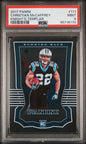 Graded 2017 Panini Christian McCaffrey #111 Knights Templar Rookie RC Football Card PSA 9 Mint
