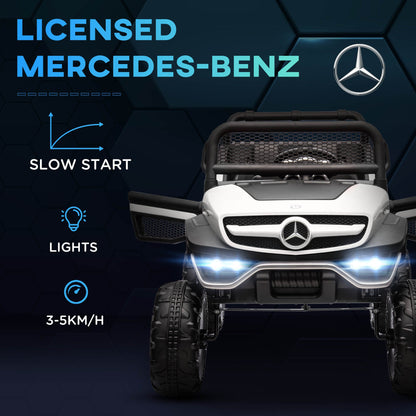 Mercedes-Benz Unimog 12V Kids Ride on Truck with Remote Control - Officially Licensed