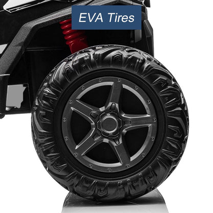 Electric Kids Ride-On 4WD/2WD UTV Truck with 24V Power, Bluetooth, and Music Features