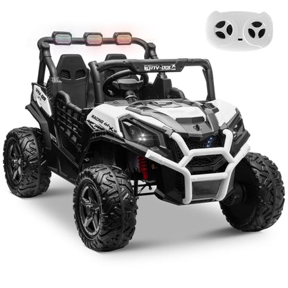 Electric Kids Ride-On 4WD/2WD UTV Truck with 24V Power, Bluetooth, and Music Features