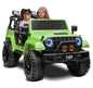 12V Electric Ride-On Jeep Truck for Kids 2-Seater with 3 Speeds Green