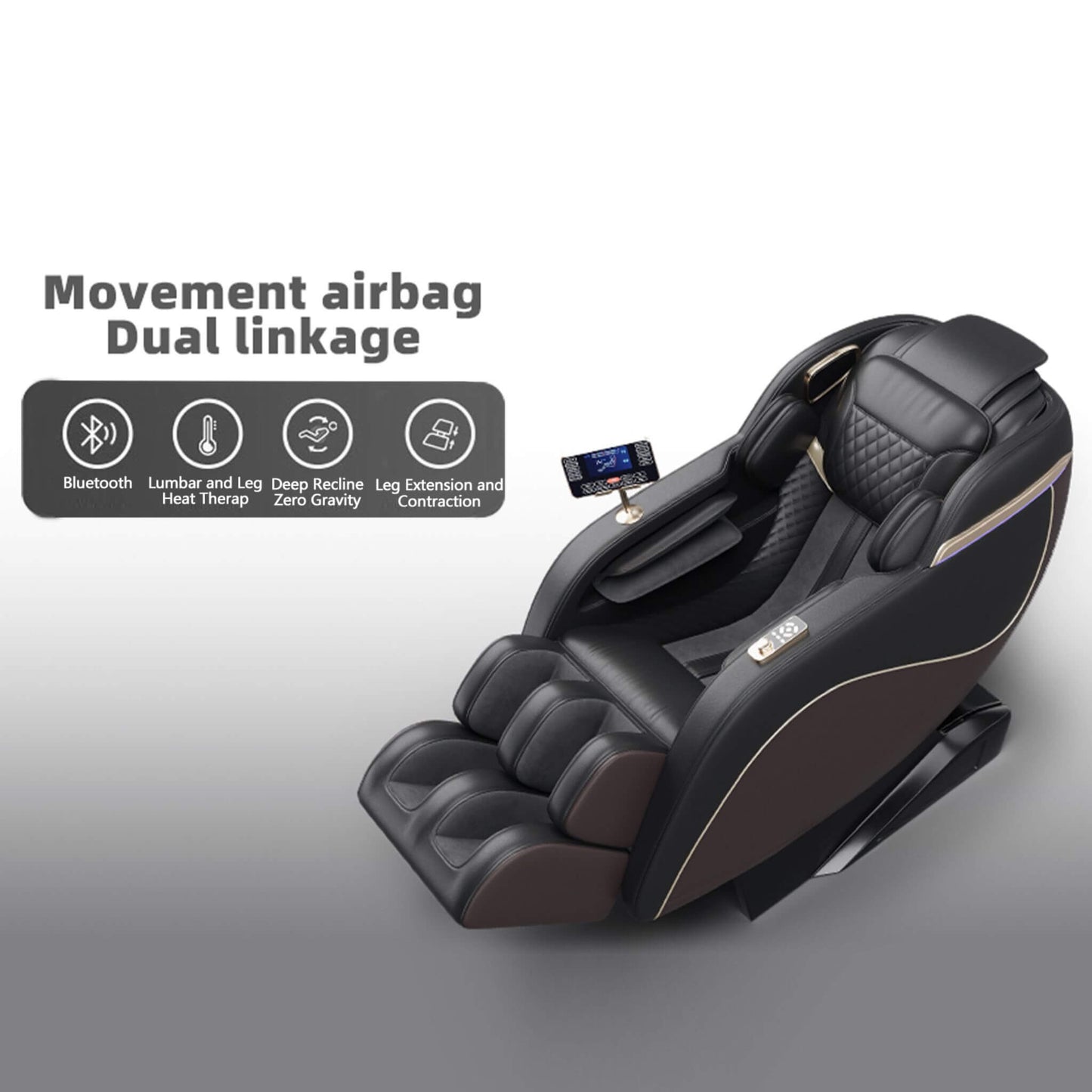 Airvana Infinity Zero-Gravity Heated Massage Chair With SL Track And Built-In Speakers (SAK46029)
