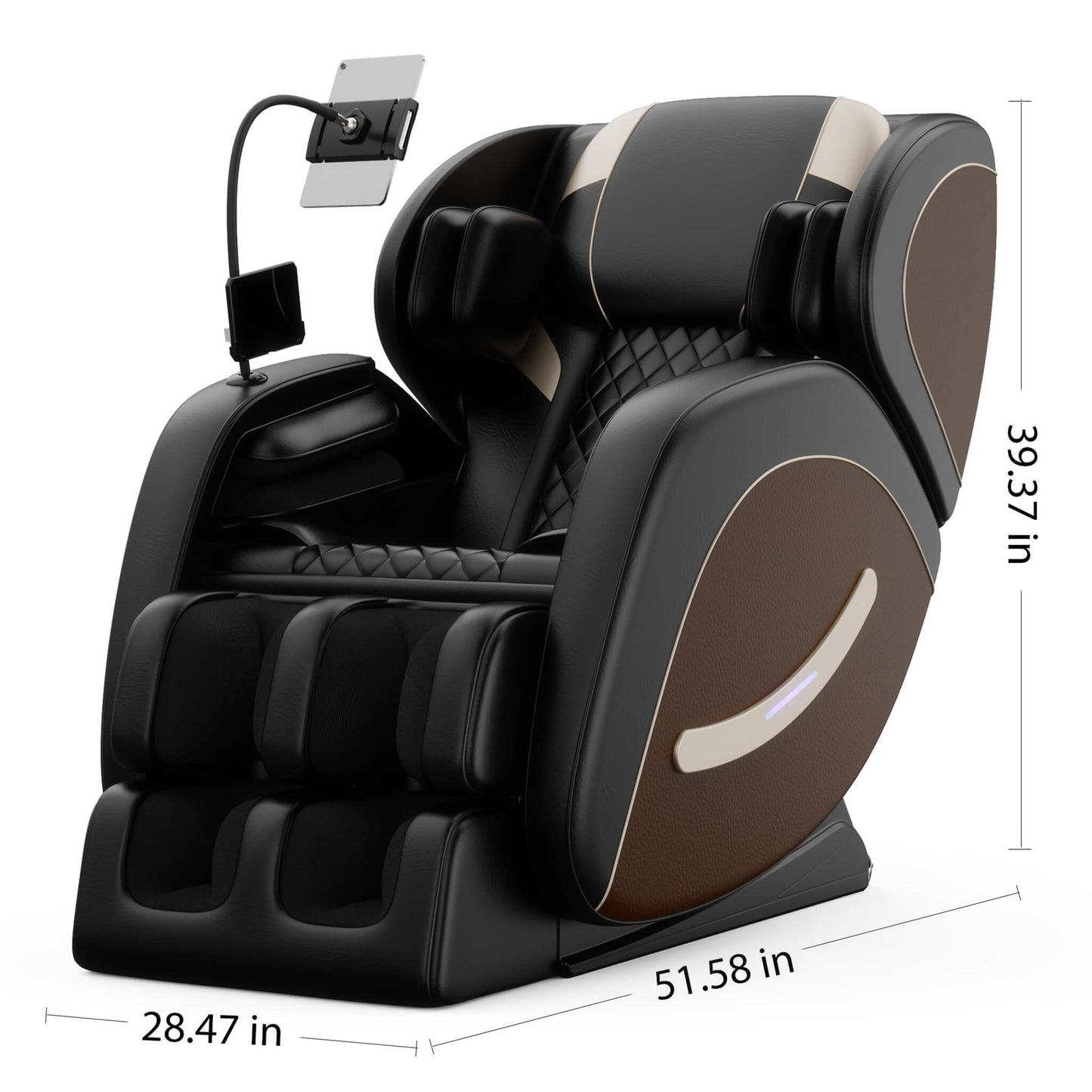 Airvana Sovereign Zero-Gravity Massage Chair With Six Massage Rollers (SAK32089)