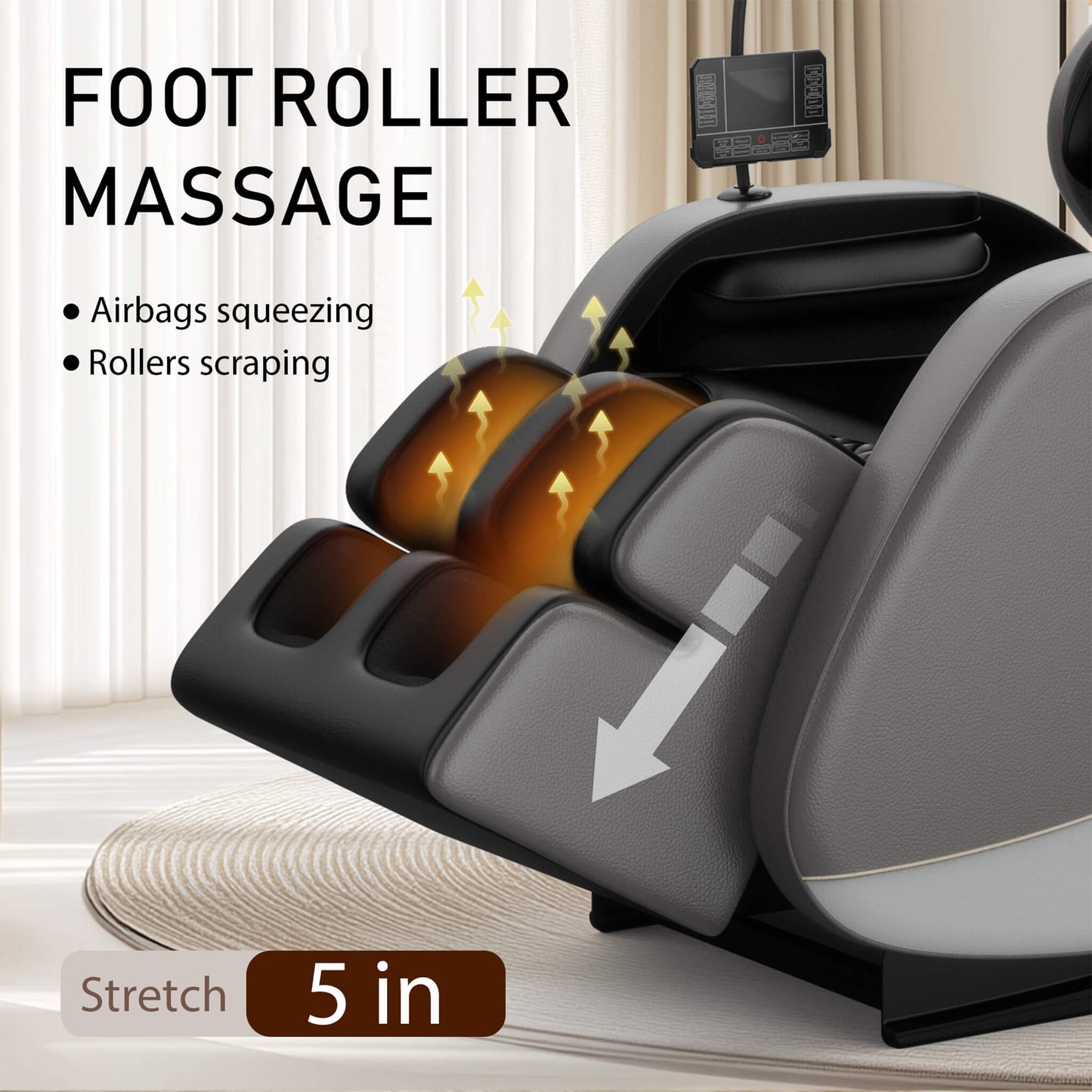 Airvana Opulence Zero-Gravity Massage Recliner Chair With Bluetooth Audio (SAK31972)