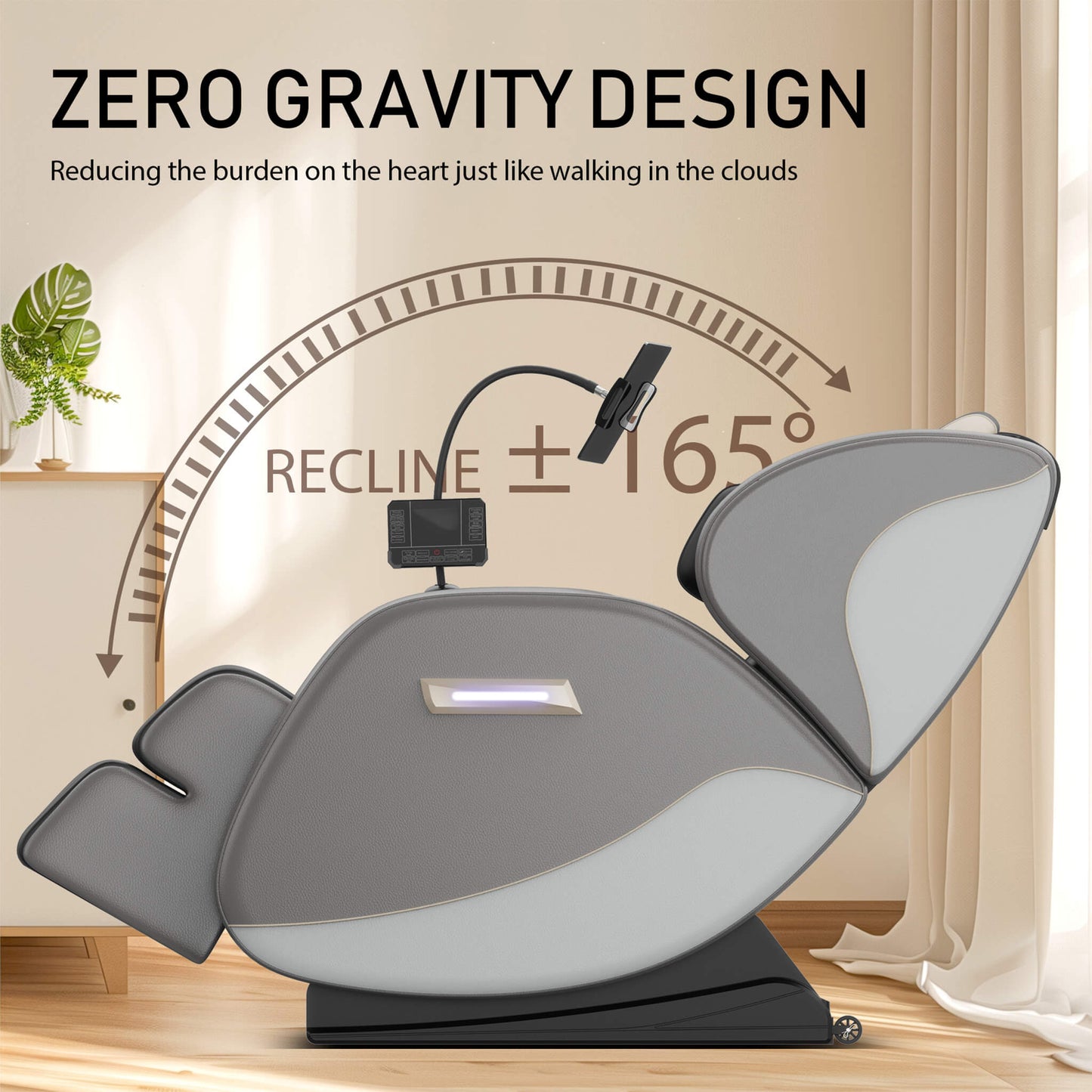 Airvana Opulence Zero-Gravity Massage Recliner Chair With Bluetooth Audio (SAK31972)